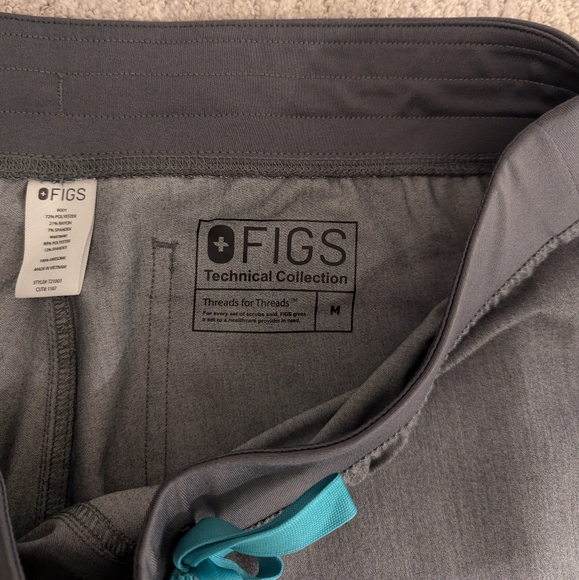 women's Graphite Livingston Basic Scrub Pants - Picture 3 of 4